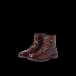 Bottes homme marron lacets cuir Raj