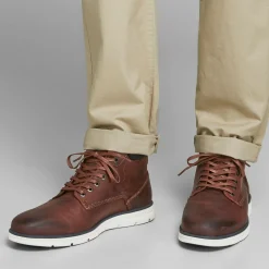 Bottes Moyenne Marron en coton