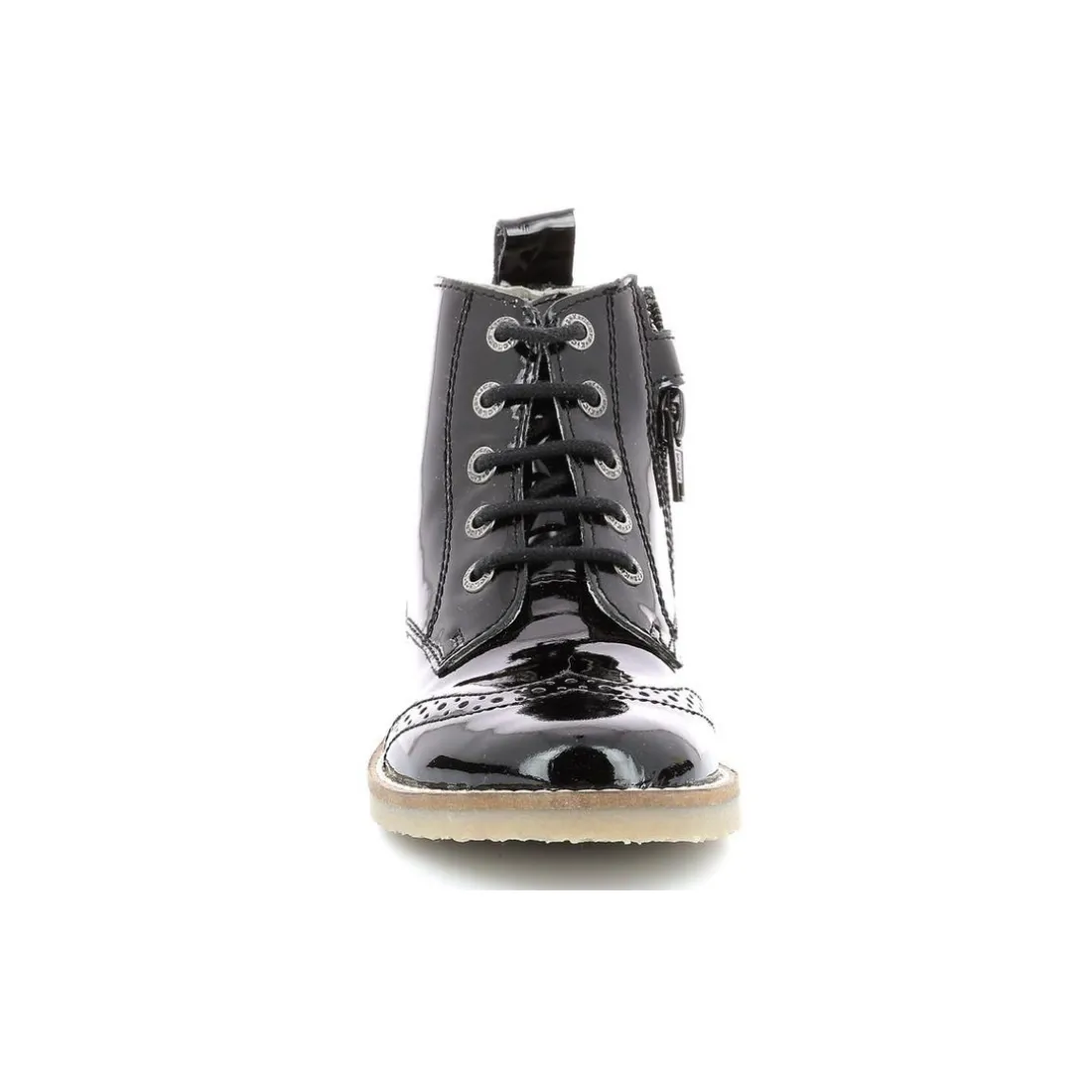 Bottillon enfant TYROL Noir en cuir