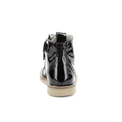 Bottillon enfant TYROL Noir en cuir