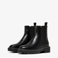 Bottines chelsea femme noir