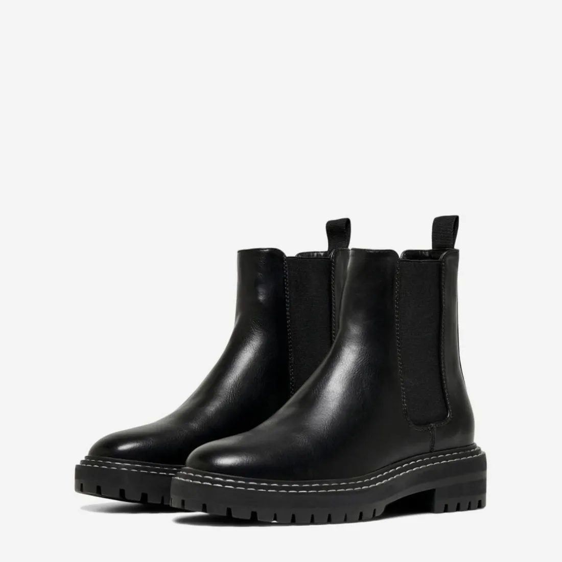 Bottines chelsea femme noir