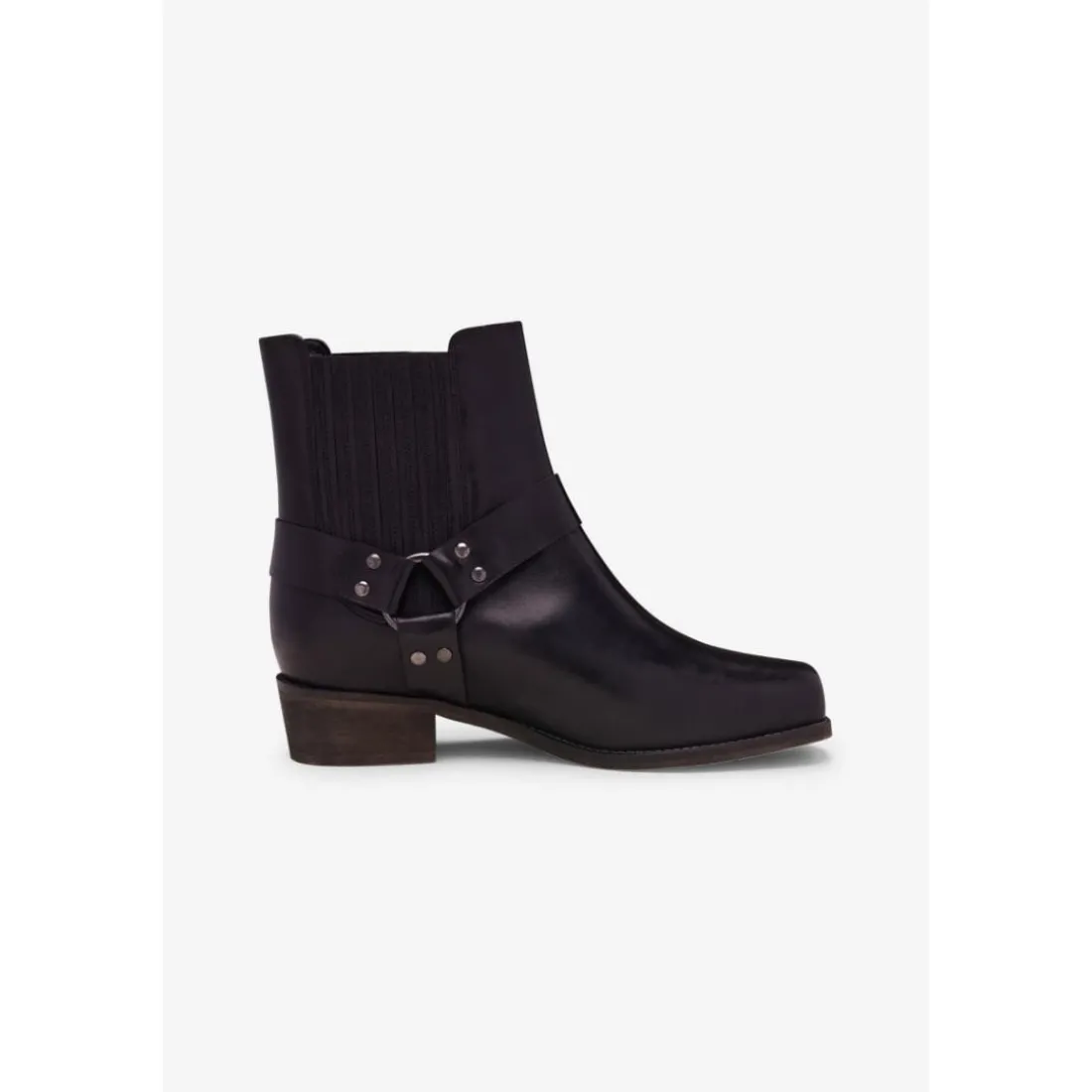 Bottines en cuir Jackson noires Esme