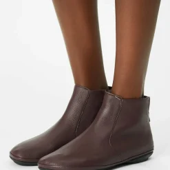 Bottines Femme - Right Nina bordeaux en cuir