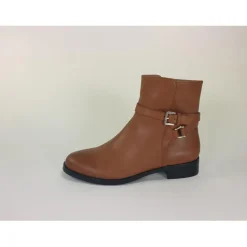 Bottines femme cuir CAMEL