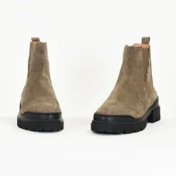 Bottines Femme en Cuir CIRSE Taupe