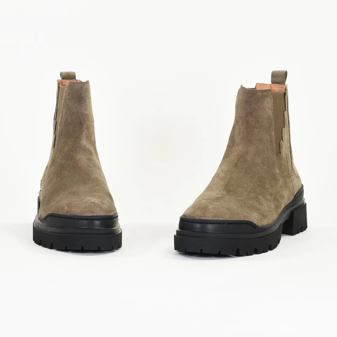 Bottines Femme en Cuir CIRSE Taupe
