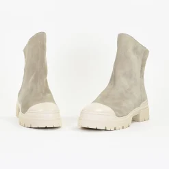 Bottines Femme en Cuir FRESSIA Creme