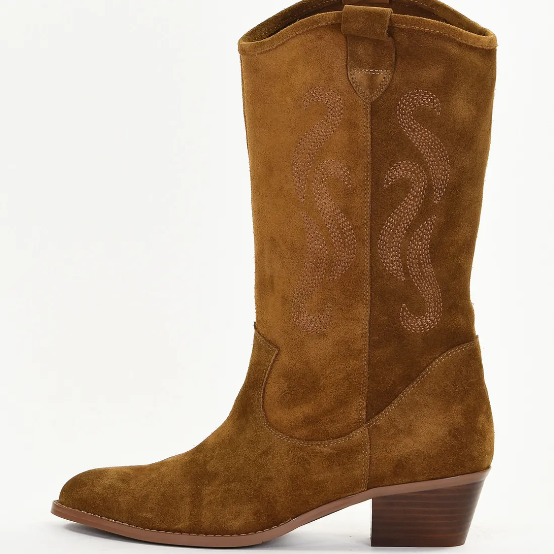 Bottines Femme en Cuir LYS Camel