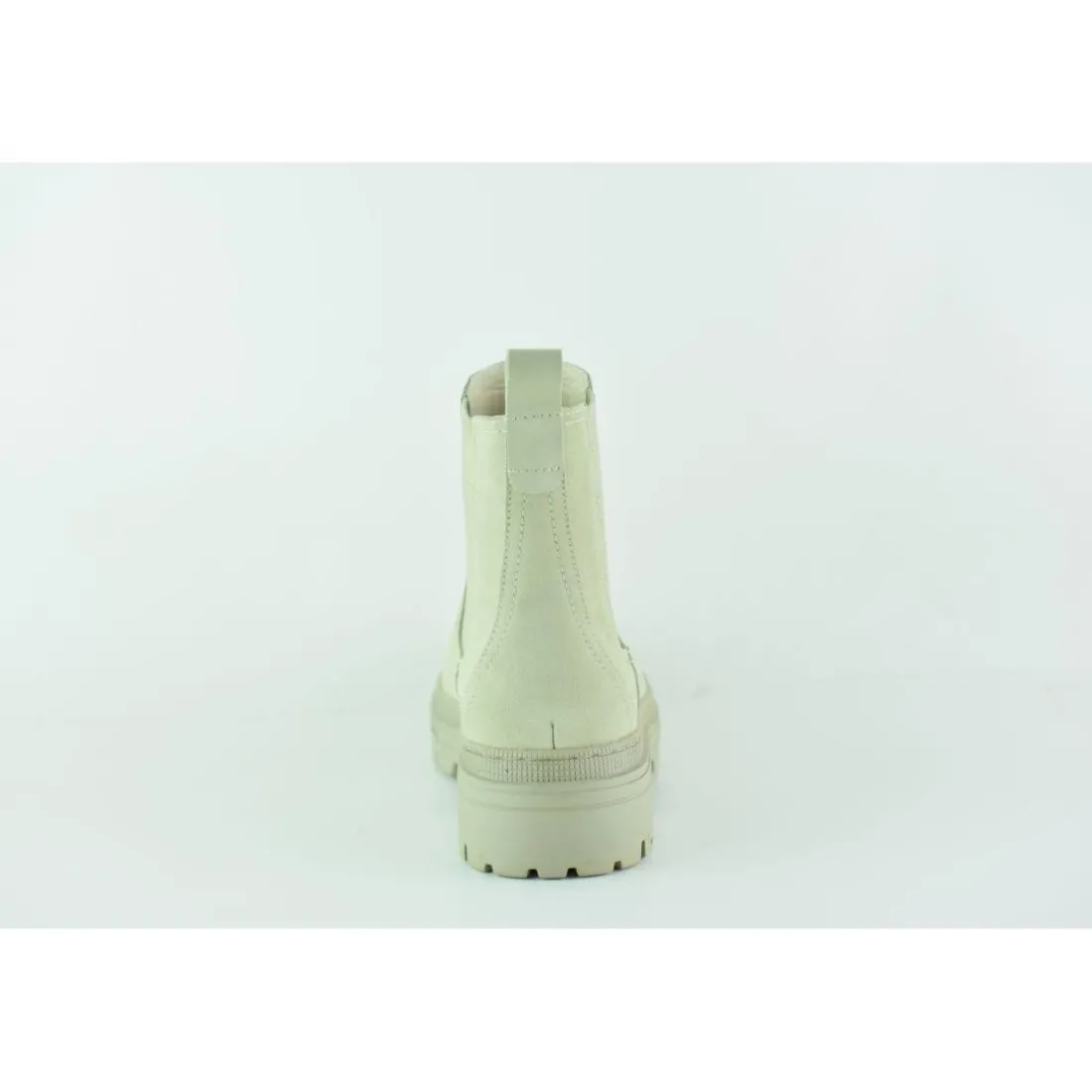 Bottines femme en cuir VERT