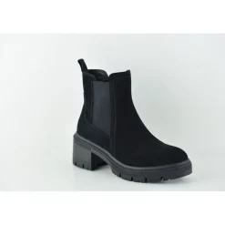 Bottines femme en daim NOIR