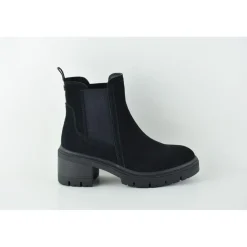 Bottines femme en daim NOIR