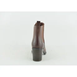 Bottines Femme en simili Marron