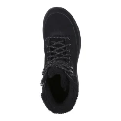 Bottines femme GLACIAL ULTRA - WOODLANDS noir en cuir