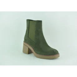 Bottines Femme Kaki