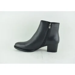 Bottines femme NOIR en cuir
