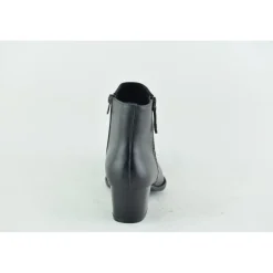 Bottines femme NOIR en cuir