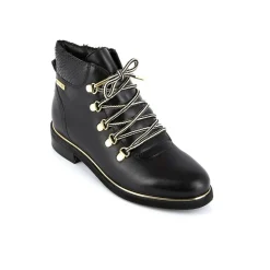 Bottines femme noir MOONY en cuir