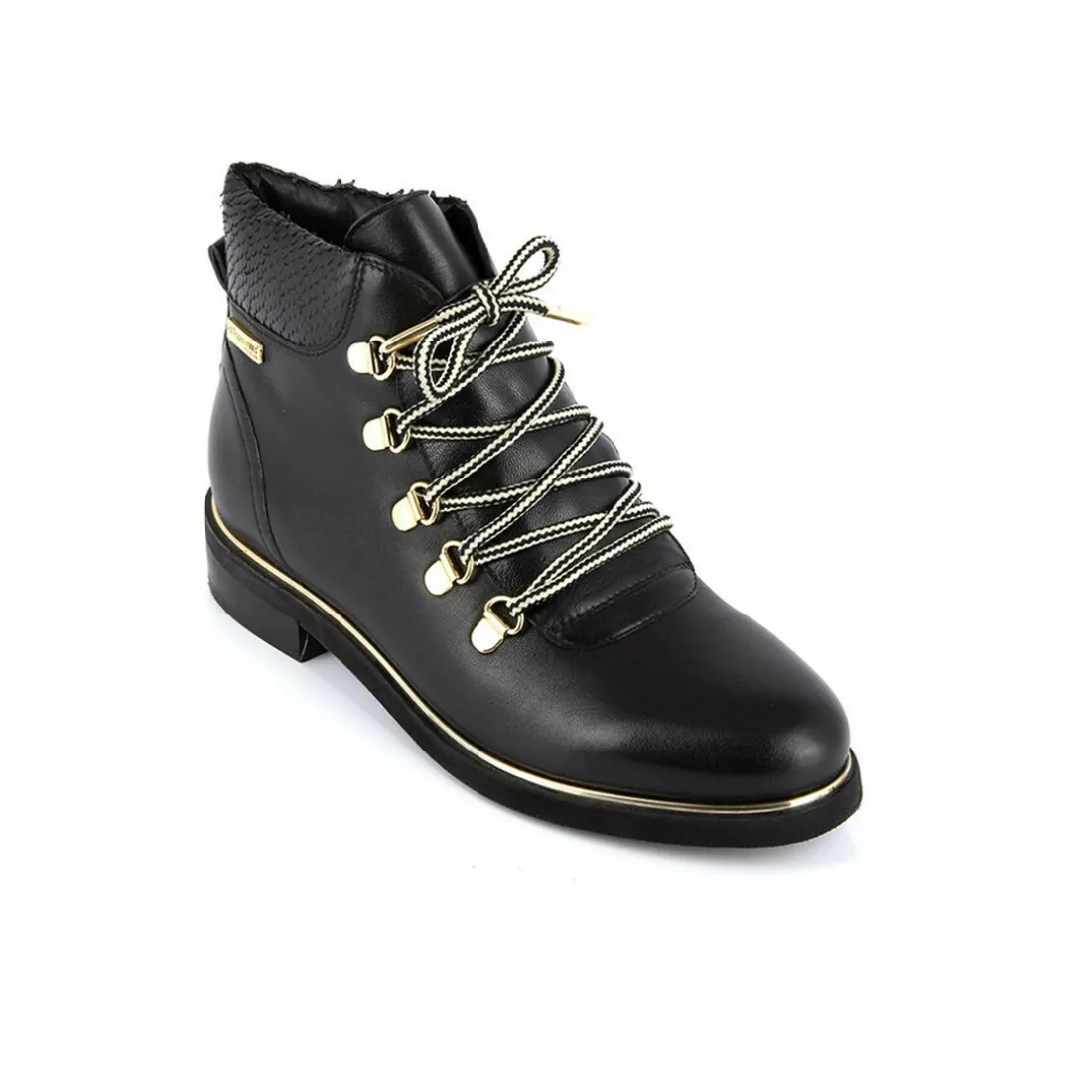 Bottines femme noir MOONY en cuir