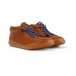 Bottines marrons en cuir enfant - Peu Cami Kids marron clair