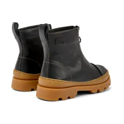 Bottines noires en cuir enfant - Kiddo Kids