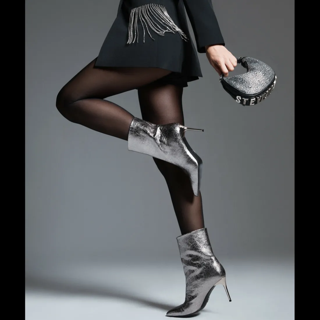 Bottines synthétique étain LYRICALS