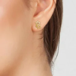 Boucles d'oreilles - B2325-DORE - Angèle M