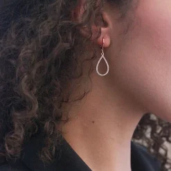 Boucles d'oreilles Femme MYC-Paris - Laiton Doré Rose Pendantes