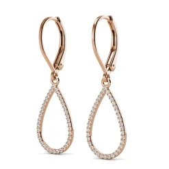 Boucles d'oreilles Femme MYC-Paris - Laiton Doré Rose Pendantes