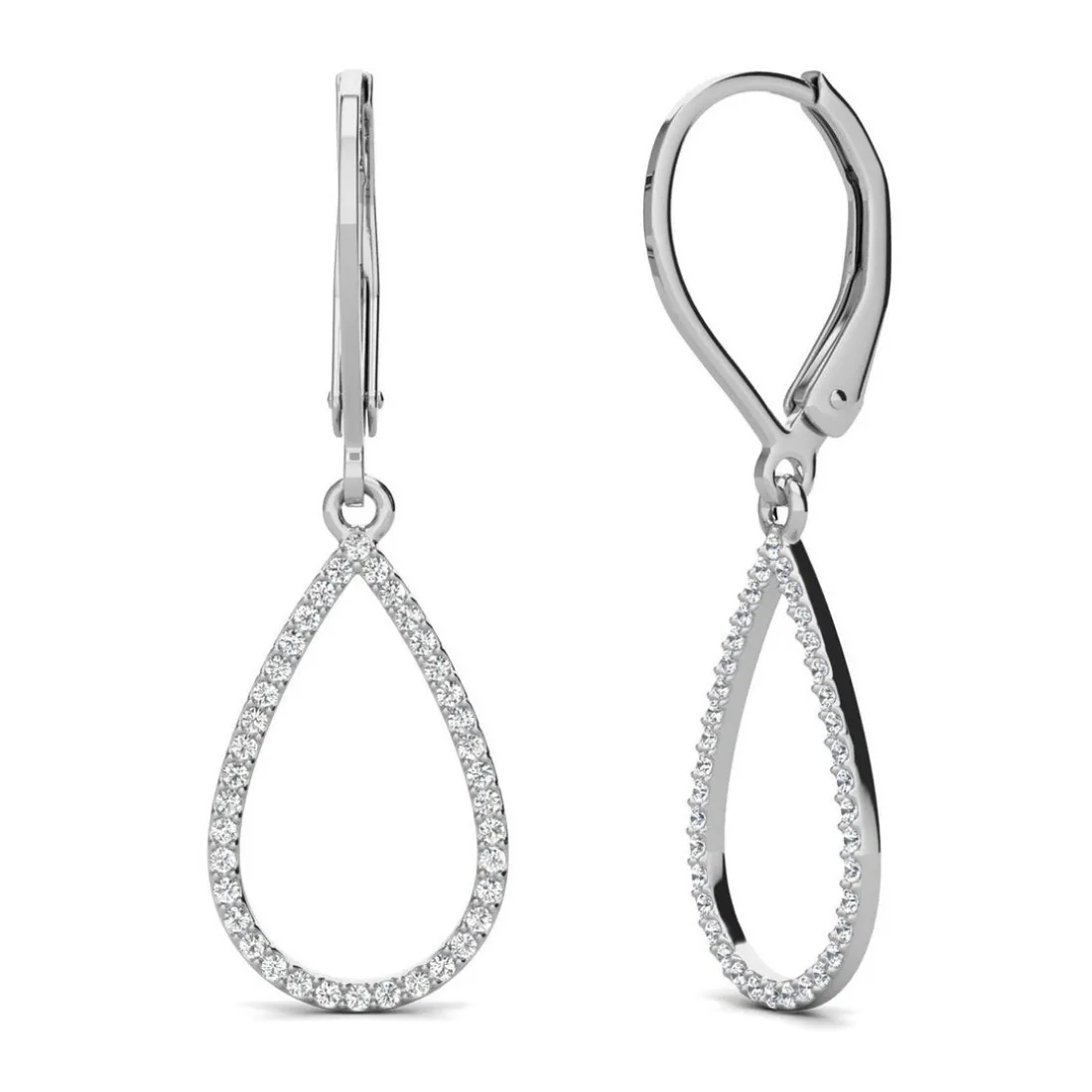 Boucles d'oreilles Femme MYC-Paris - Laiton Argent Pendantes