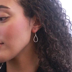 Boucles d'oreilles Femme MYC-Paris - Laiton Argent Pendantes