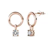 Boucles d’oreilles DE0141-RG MYC-Paris Solitaire