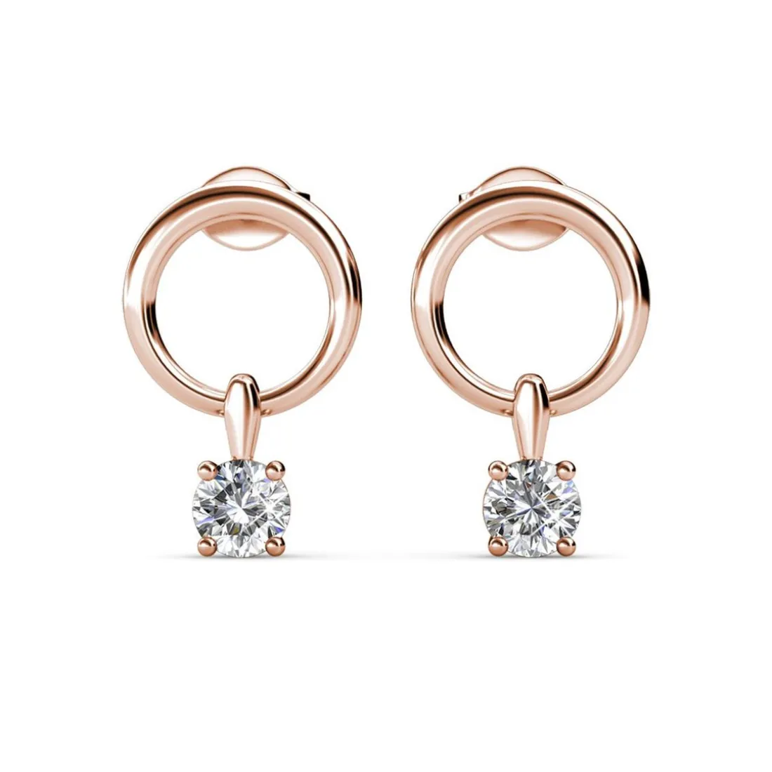 Boucles d’oreilles DE0141-RG MYC-Paris Solitaire