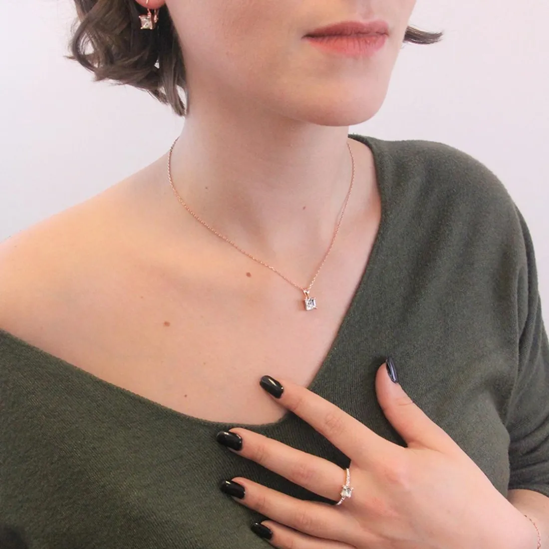 Boucles d’oreilles DE0007-RG-C MYC-Paris Square