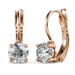 Boucles d’oreilles DE0008-RG-C MYC-Paris Solitaire