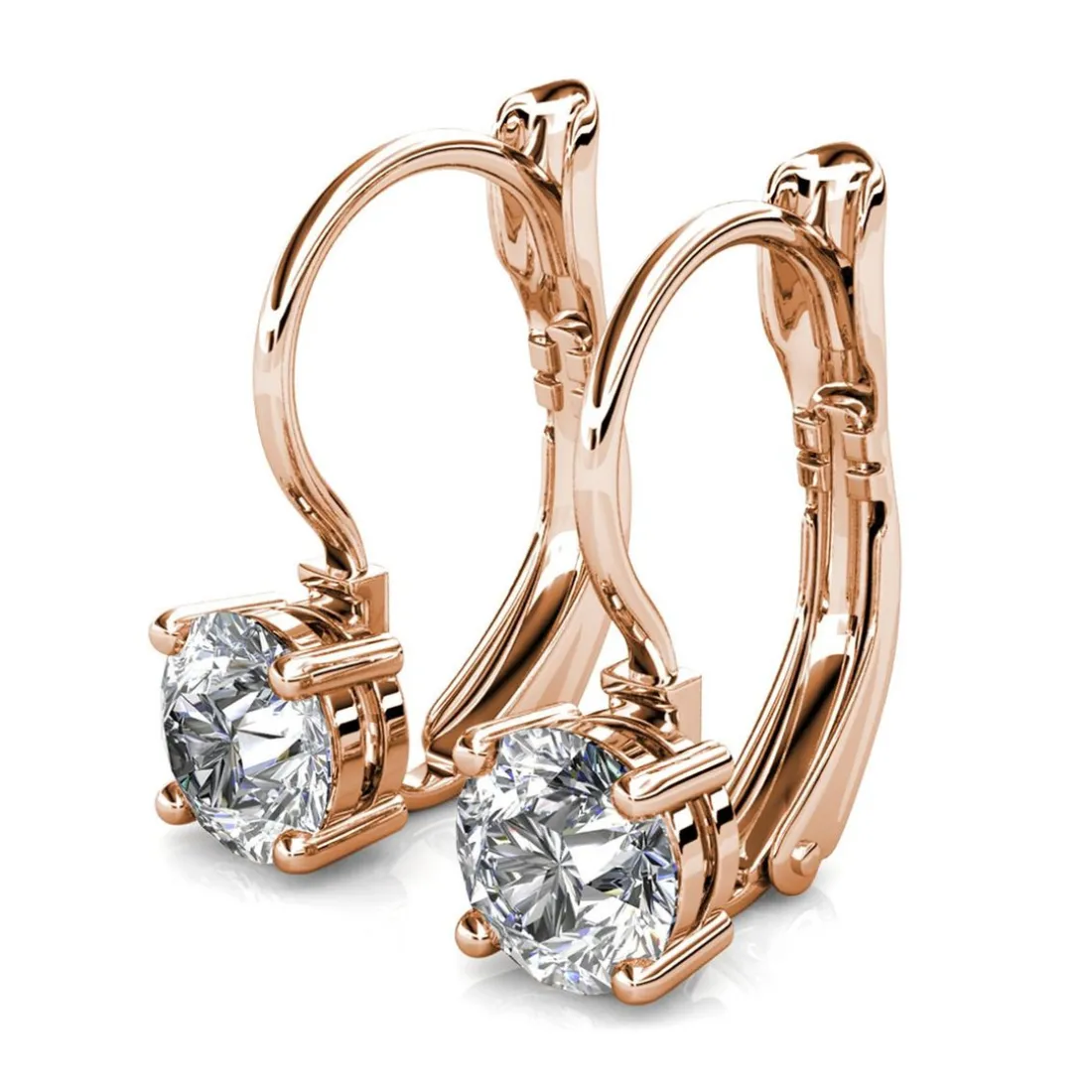 Boucles d’oreilles DE0008-RG-C MYC-Paris Solitaire