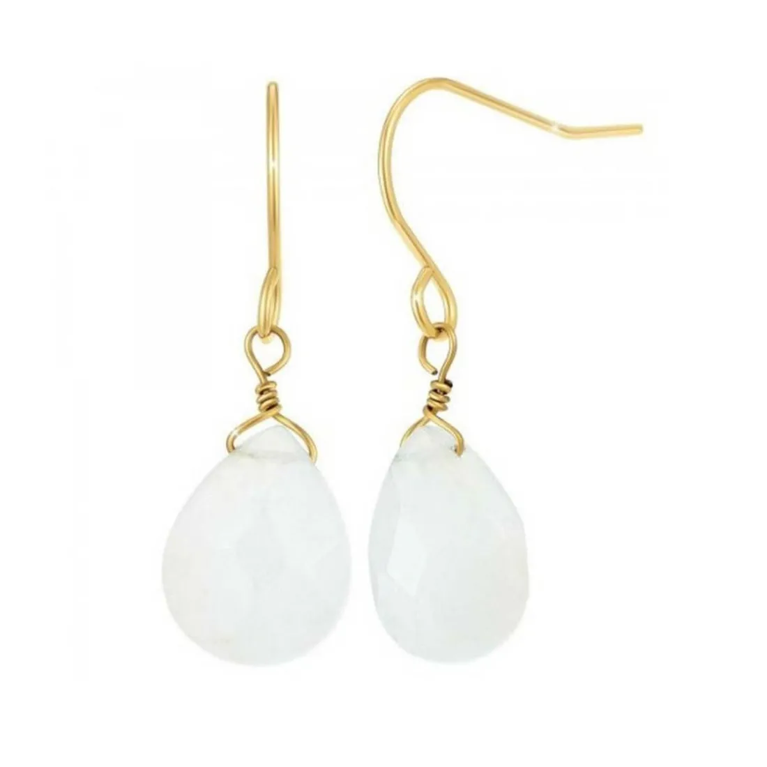 Boucles d'oreilles Femme B2499-BLANC - Angèle M