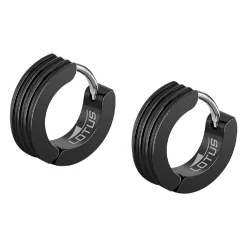 Boucles d'oreilles Homme Lotus Style Bijoux Men'S Earrings - LS2154-4-2 Acier