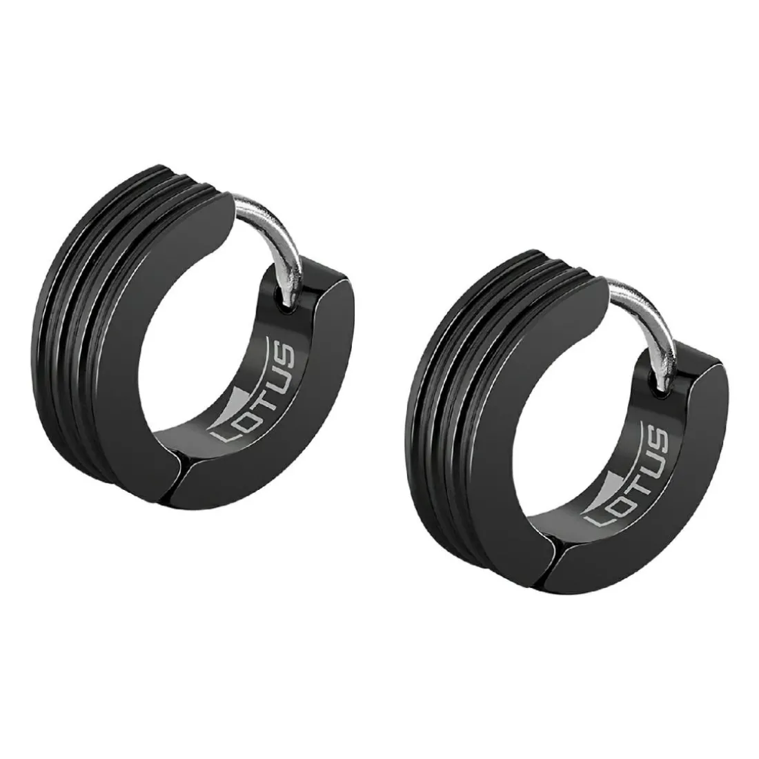 Boucles d'oreilles Homme Lotus Style Bijoux Men'S Earrings - LS2154-4-2 Acier