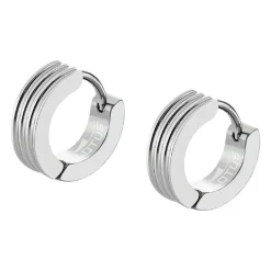 Boucles d'oreilles Homme Lotus Style Bijoux Men'S Earrings - LS2154-4-1 Acier