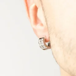 Boucles d'oreilles Homme Lotus Style Bijoux Men'S Earrings - LS2393-4-1 Acier