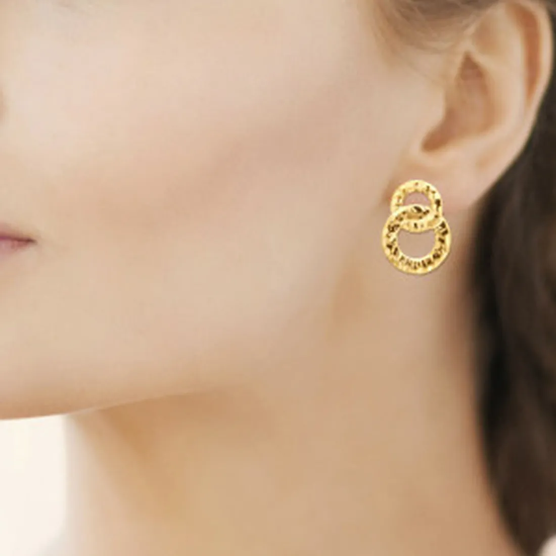 Boucles oreilles Maison de la Bijouterie Sensimio Y55V000 Plaqué or