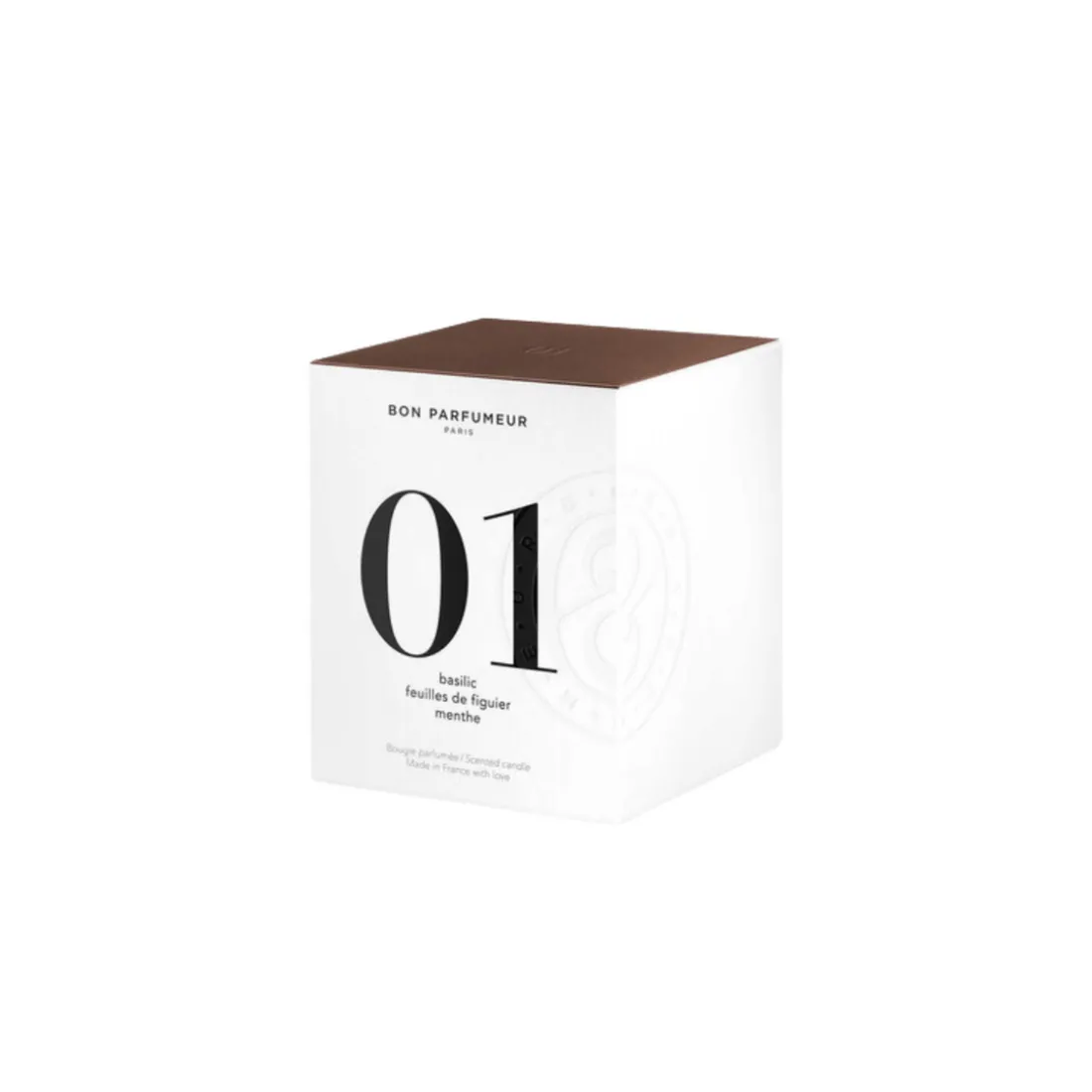Bougie Parfumée 01 Basilic Feuille de Figuier Menthe