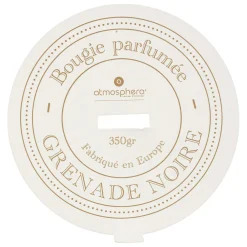Bougie parfumée grenade noire