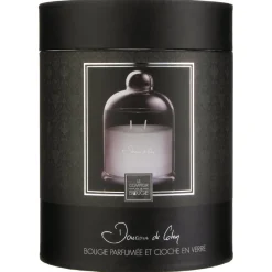 Bougie parfumée sous cloche en verre