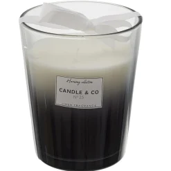 Bougie Parfumée Vase Noir Harmony en verre