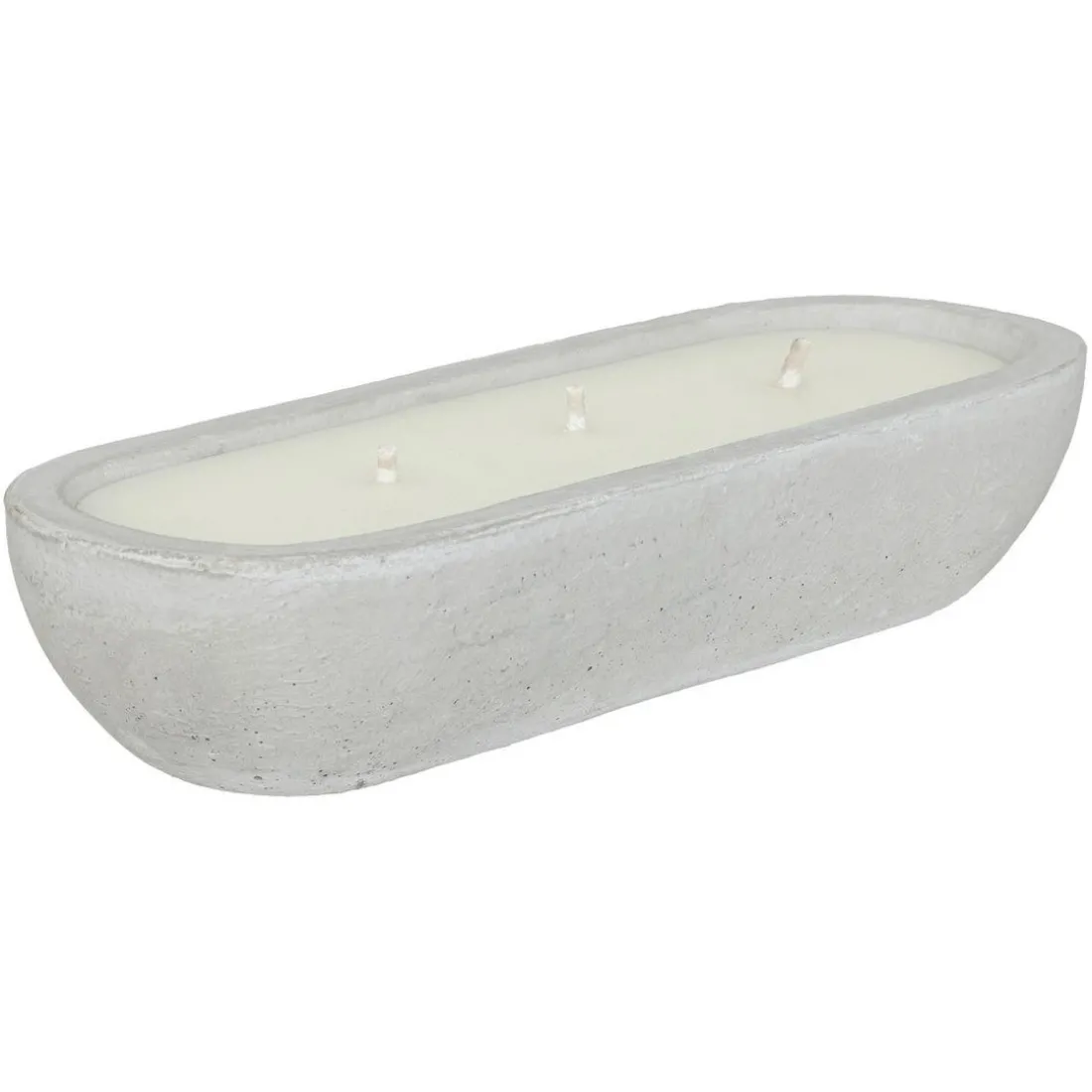 Bougie pot en ciment Gris