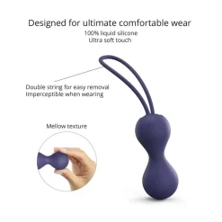 Boules de geisha soft silicone JOIA - MIDNIGHT INDIGO LOVE TO LOVE