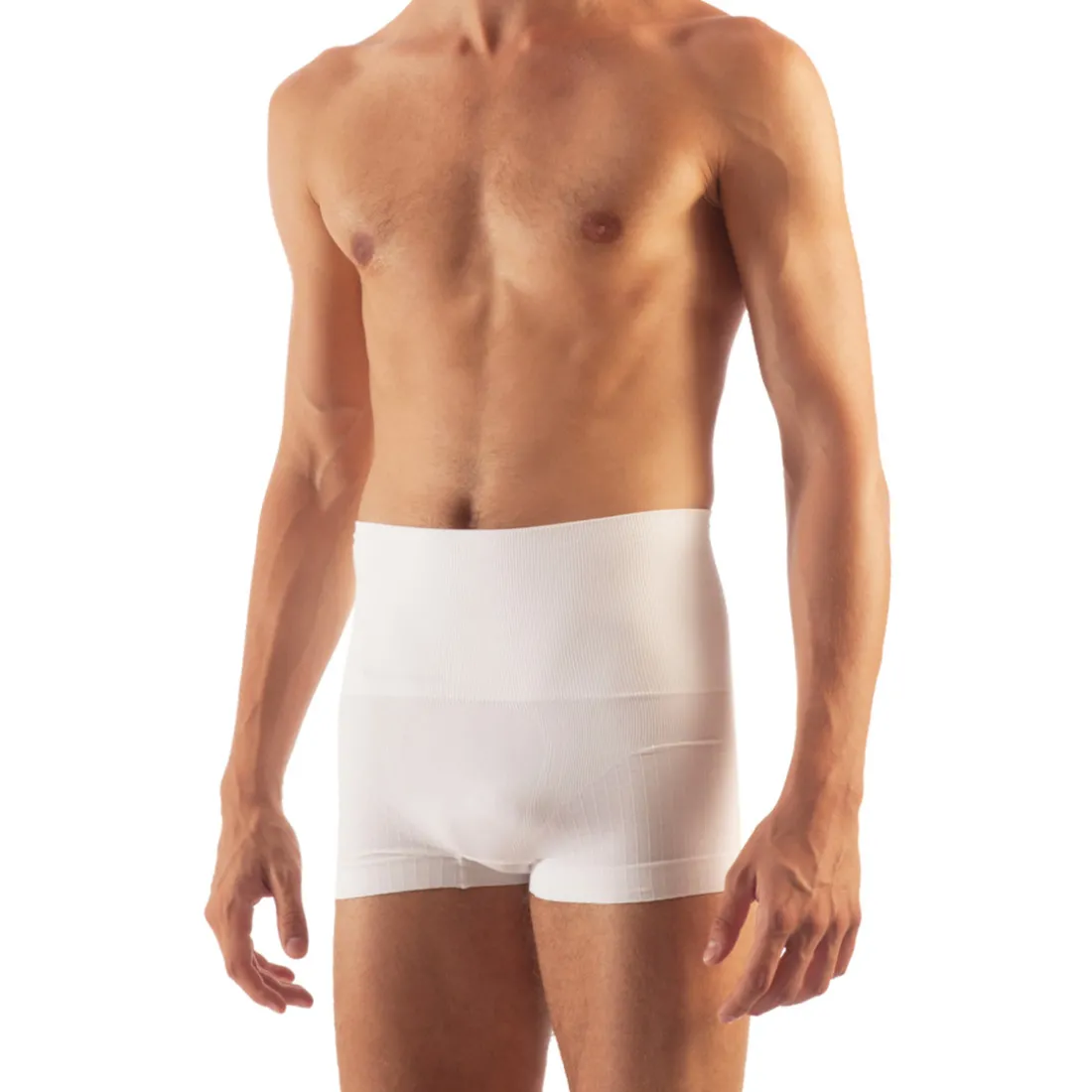 Boxer Ceinture sculptant Minceur homme Blanc Lytess