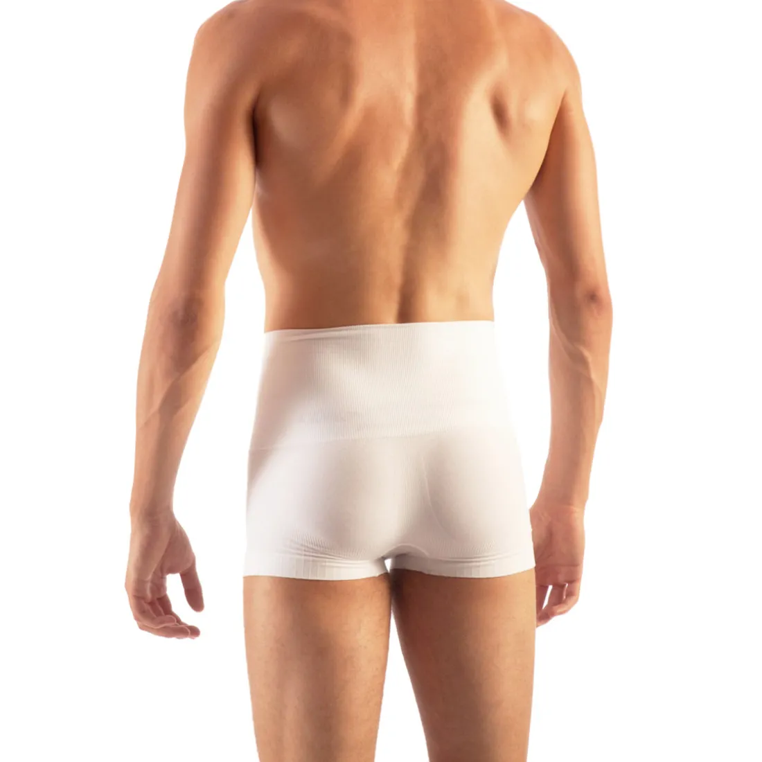 Boxer Ceinture sculptant Minceur homme Blanc Lytess